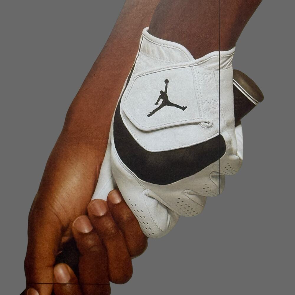 Jordan Tour Golf Glove White Black Left Hand XL NWT
